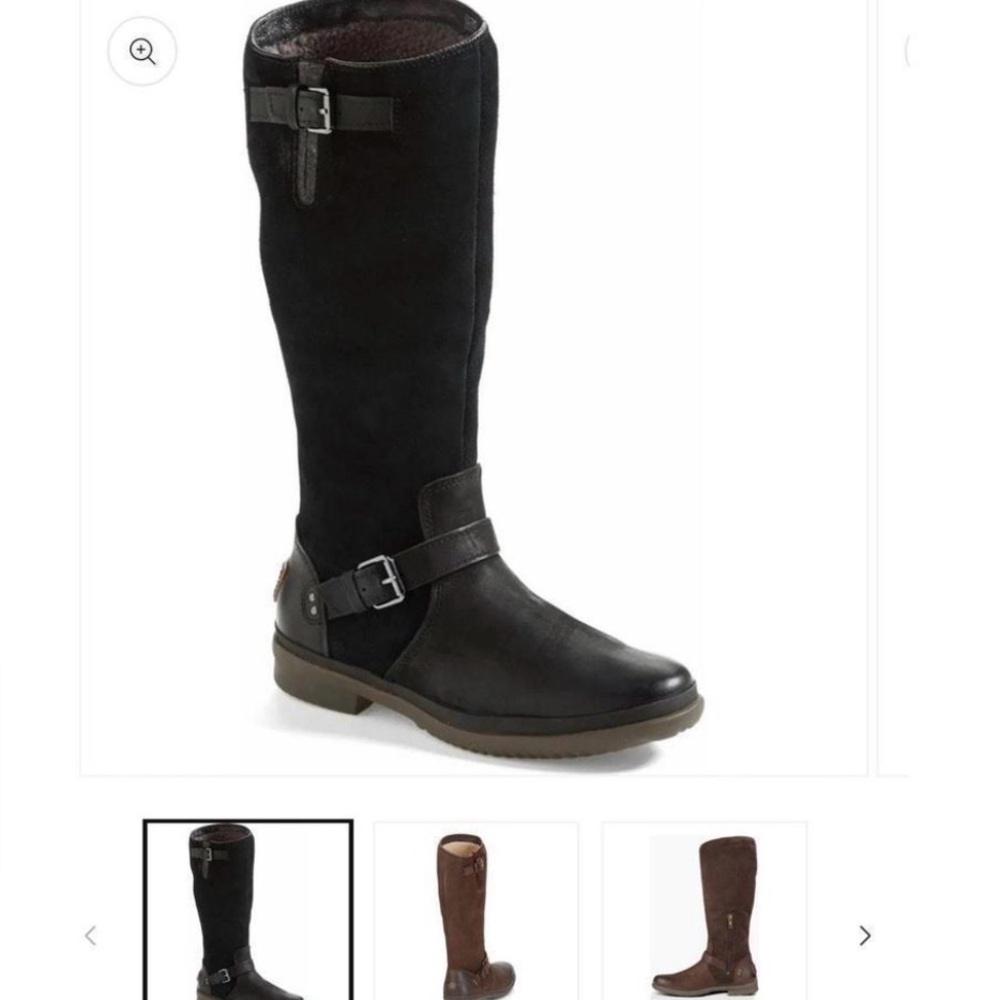 UGG Women's Thomsen Black and Brown Boots